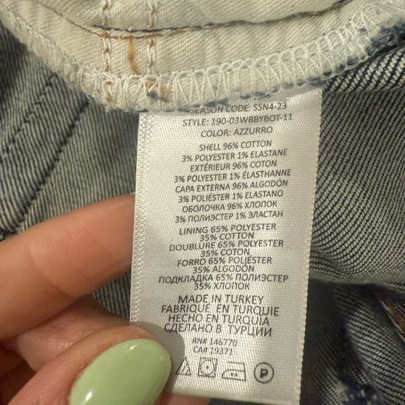 RE/DONE
MIDRISE BABY - BOOTCUT JEANS - AZZURRO - Picture 12 of 12